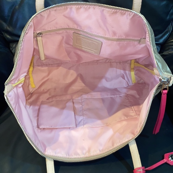 SOLD🔥🔥🔥Coach Signature Nylon Tote Bag - Picture 14 of 16